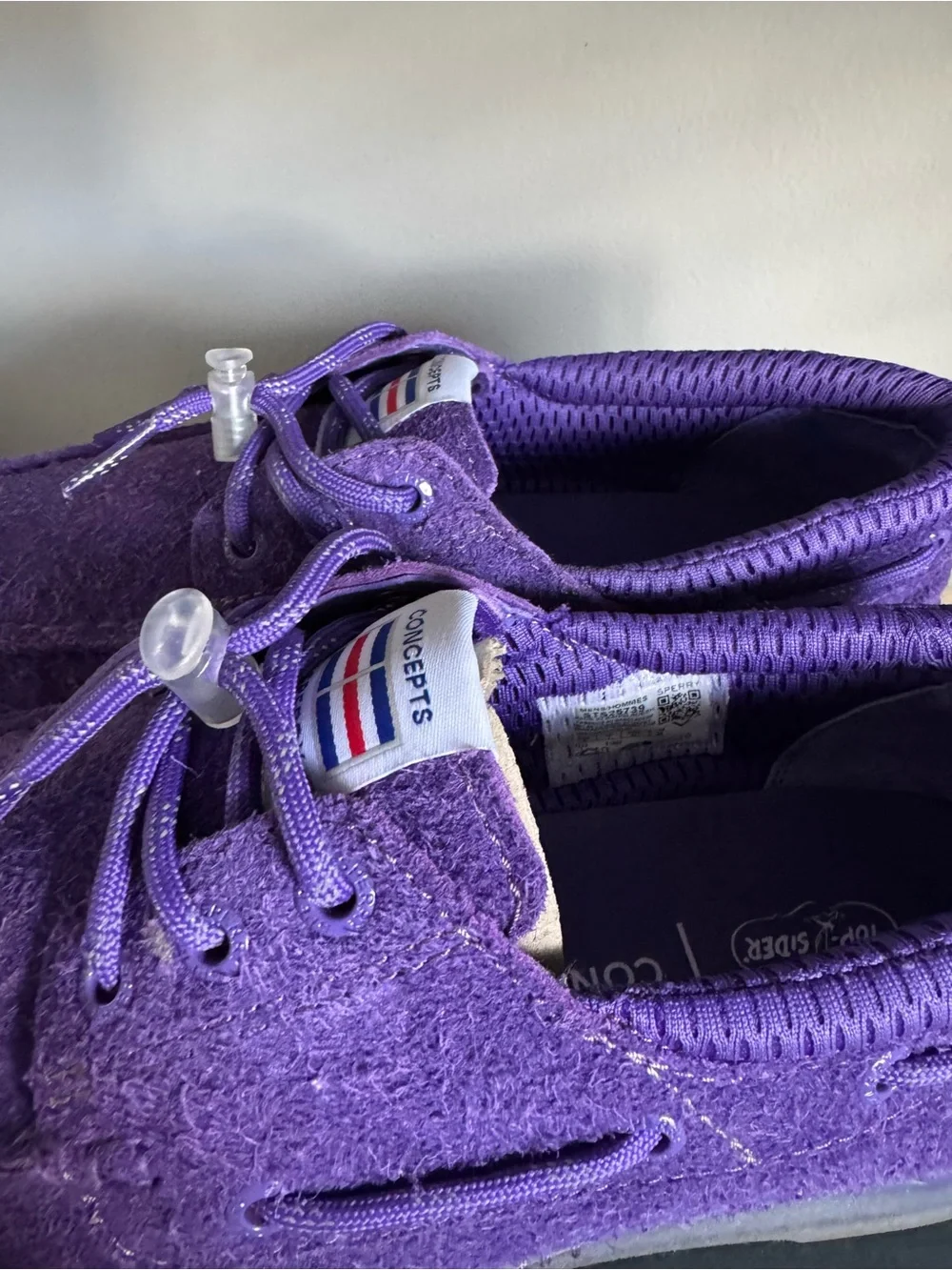 Concepts x Sperry 3-Eye Purple Suede Boat Shoes